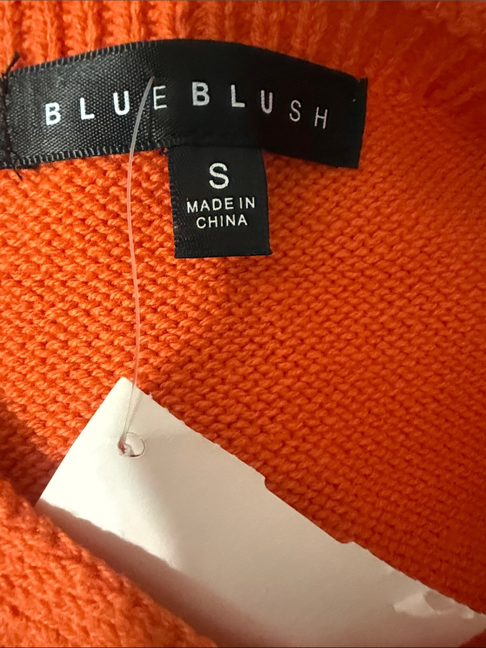 Blue Blush Orange and Pink Knit Mini Dress - Picture 10 of 11
